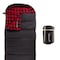 Leisure Sports 3 Season XL Sleeping Bag, Black/Red 549819GQM - alternate 1